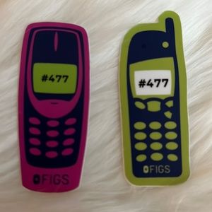 Figs sticker " Vintage/ retro cellphone"